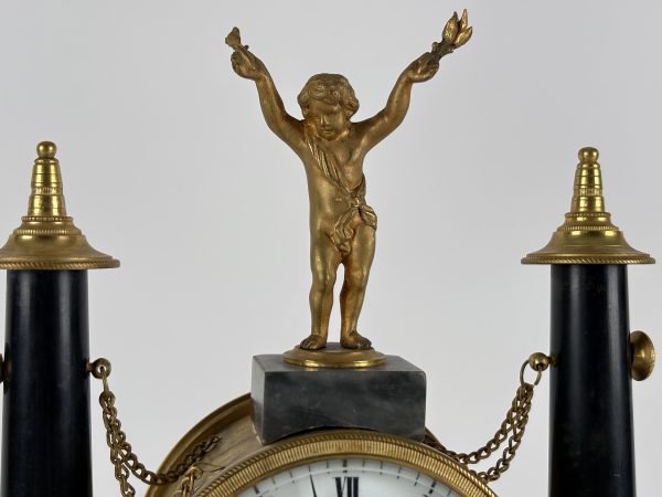 French Empire mantel clock 1800-1820 - Image 4