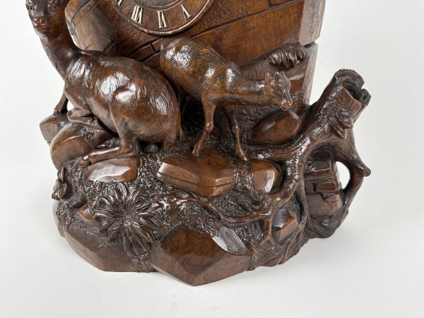 Black Forest mantel clock 19ct - Image 6