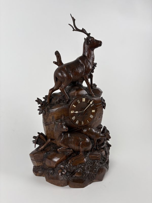 Black Forest mantel clock 19ct